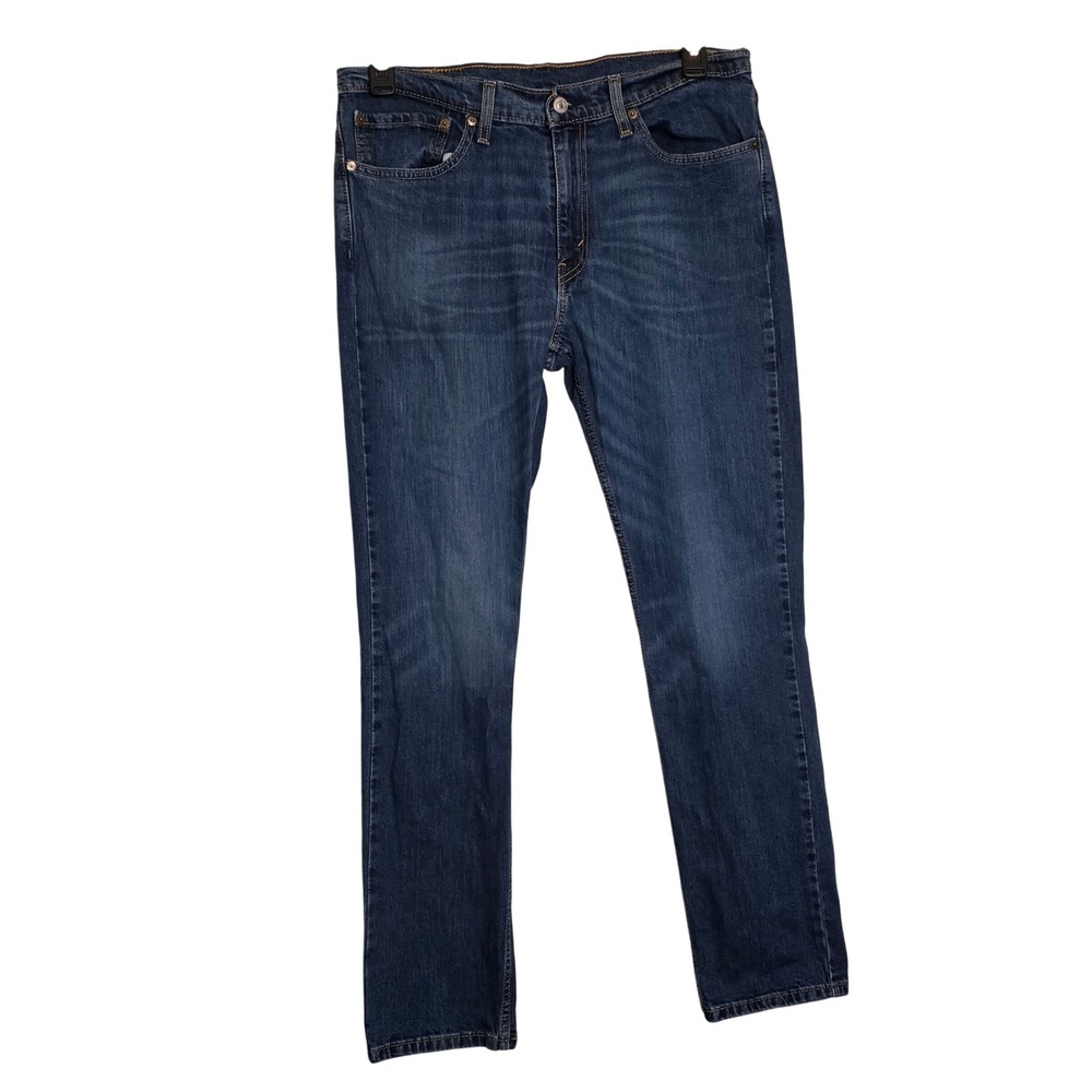 Levi's 511 Slim Fit Jeans Mens‎ W34 L32 Dark Wash Blue Denim Pants